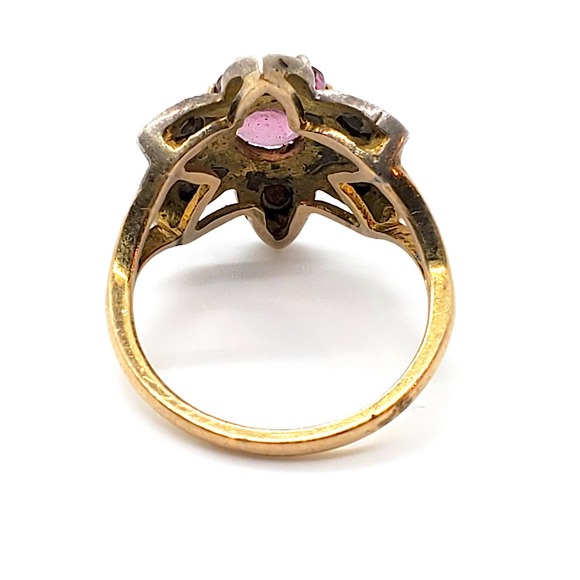 14kt Yellow Gold and Uncut Diamond Ring - Picture 5 of 6